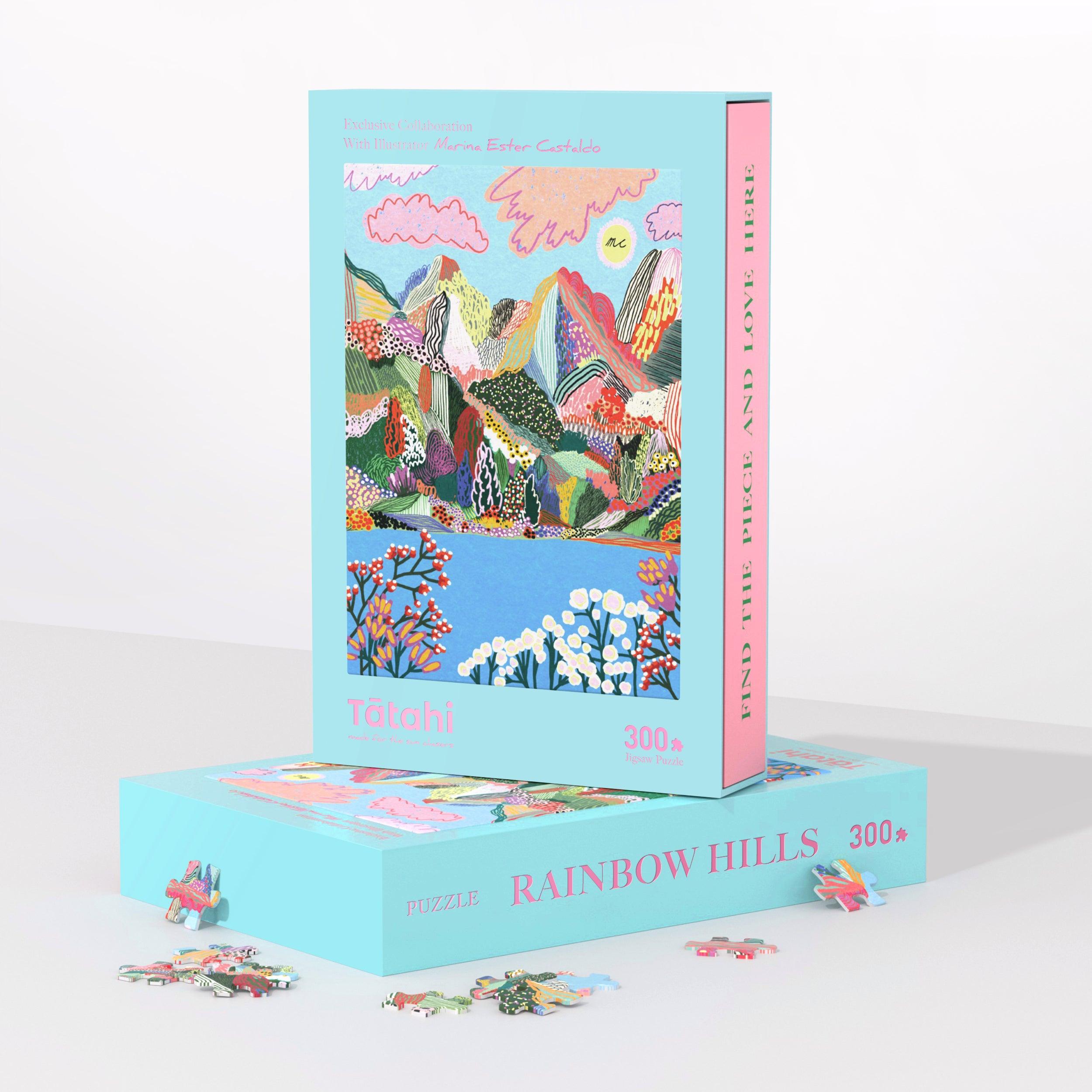 Haily Hills ヘイリーヒルズ アートピース RAINBOW HILLS | Art Puzzle | Tātahi