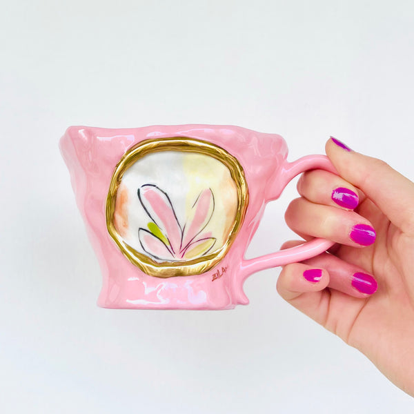 The Painted View Ceramic Cup Tulip